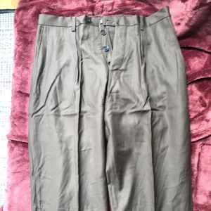 Jeffrey Rudes Brown Dress Pants
